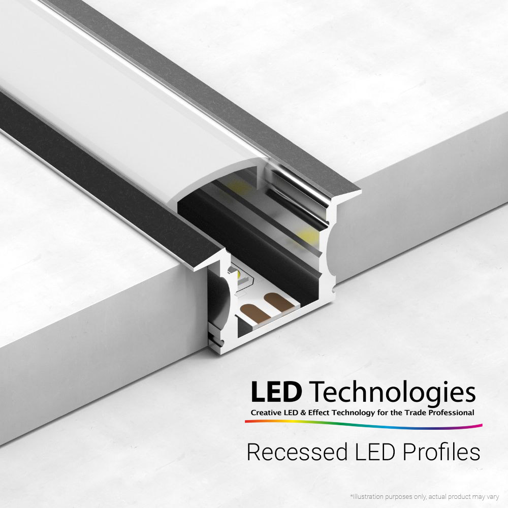 Recessed Aluminium LED Profiles